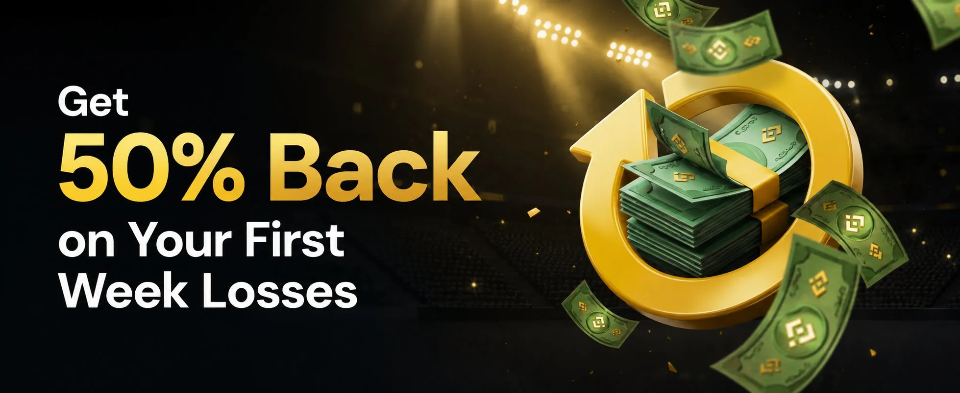 Cocobet 50% first week cashback promotion banner